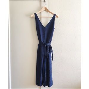 Gap Navy Jumpsuit with Tie